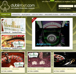 Jeux en live Evolution Gaming sur Dublinbet Jeux en live Evolution Gaming sur Dublinbet