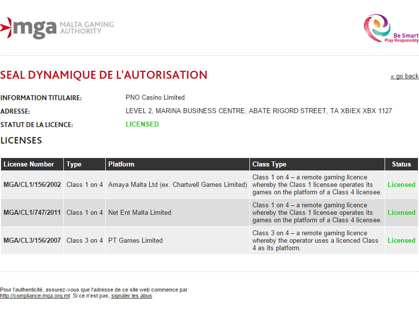 Licence Malta Gaming Autority de Mybet Casino Licence Malta Gaming Autority de Mybet Casino