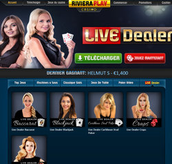 Rivieraplay Casino est un live casino avec croupiers en direct Rivieraplay Casino est un live casino avec croupiers en direct