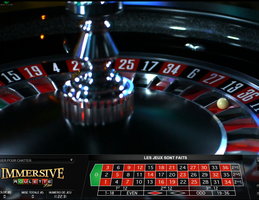 Roulette Immersive accessible sur Paris Vegas Casino