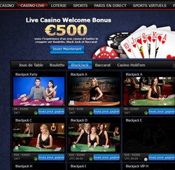 Blackjack en ligne Exclusivebet Casino