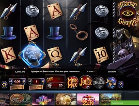 Machine a sous Magic Shoppe de Betsoft