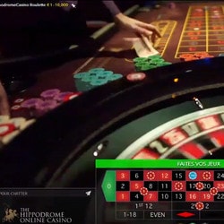 Live roulette du Hippodrome Casino de Londres d'Evolution Gaming