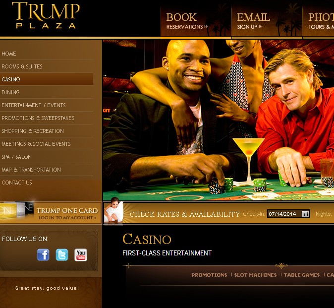 Le Casino Trump Plaza pourrait fermer en septembre 2014