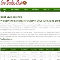 Live Dealers Casino