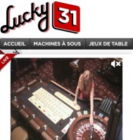 Croupiere de Penthouse Casino sur Lucky31