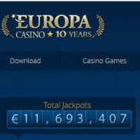 Europa Casino fête ses 10 ans sur Internet