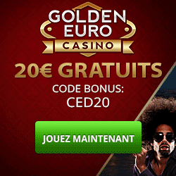 Code bonus Golden Euro Casino