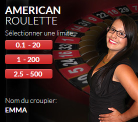 Roulette en ligne sur Fairway Casino