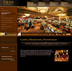 Site du Trump Taj Mahal Casino avant sa fermeture