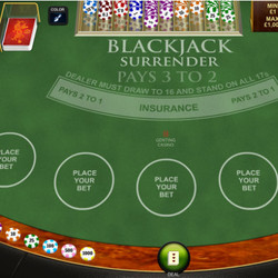 Blackjack Surrender de Casino.com