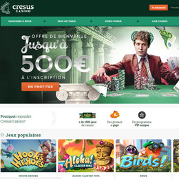 Cresus Casino integre avec 6 nouveaux logiciels casino
