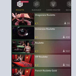 Roulette mobile sur casino en live