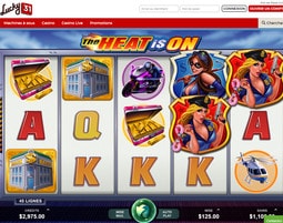 Machine à sous Microgaming "The heat is On" sur Lucky31 Casino
