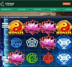 Bonus Free Spins sur Cresus Casino
