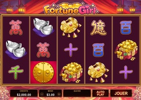Machine a sous Fortune Girl de Microgaming