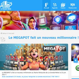 Jackpot Partouche Megapot gagné au Casino de la Grande-Motte