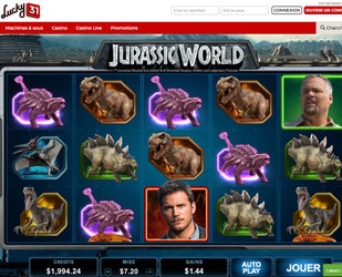 Machine à sous Jurassic World de Microgaming