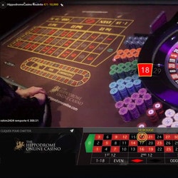Live roulette en direct du Hippodrome Casino de Londres