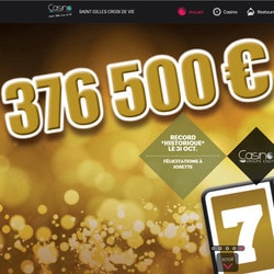 Jackpot progressif après un rêve prémonitoire au Casino Saint Gilles Croix de Vie