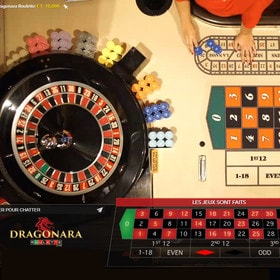 Live roulette en direct du Dragonara Casino de Malte