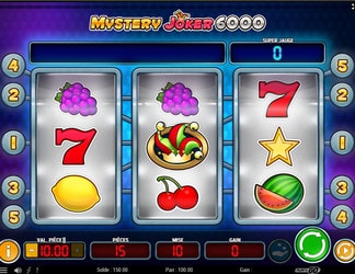 Machine à sous Mystery Joker 6000 de Play'n Go