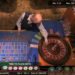 Roulette en ligne Ezugi en direct du Royal Casino de Riga en Lituanie