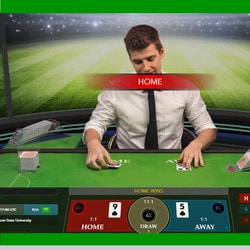 Football Live Studio, la table de baccarat spéciale Coupe du Monde 2018