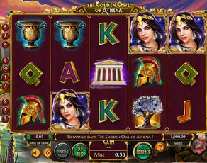 Revue sur la machine à sous The Golden Owl of Athena de Betsoft