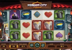 Machine a sous Pinguin City d'Yggdrasil Gaming