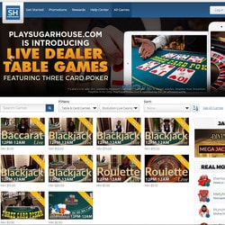 PlaySugarHouse est le tout premier casino en ligne Evolution Gaming aux USA