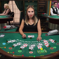 Table de live blackjack