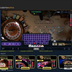Jeux en live de LuckyStreak sur Casino Extra
