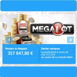 Le premier Megapot 2019 remporté au Casino Partouche de la Grande-Motte