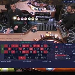 Roulette en ligne Ezugi en direct de l'Oracle Casino de malte