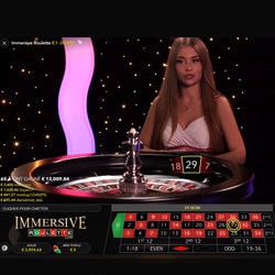 Cresus Casino dispose de la Roulette Immersive, jeu phare d'Evolution Gaming