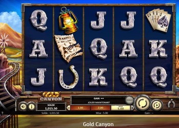 Machine à sous Gold Canyon de Betsoft Machine à sous Gold Canyon de Betsoft