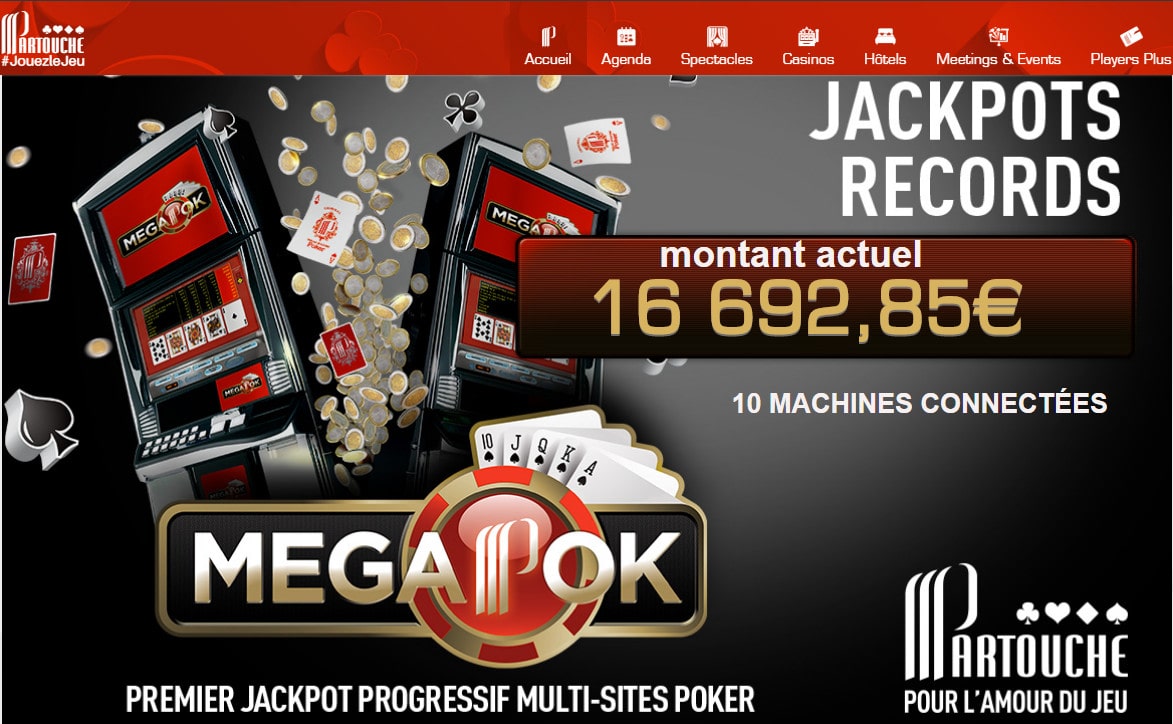 Jackpot progressif Video Poker du groupe Partouche