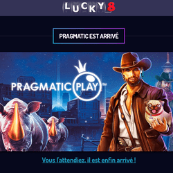 Les machines a sous Pragmatic Play sur Lucky8 Casino