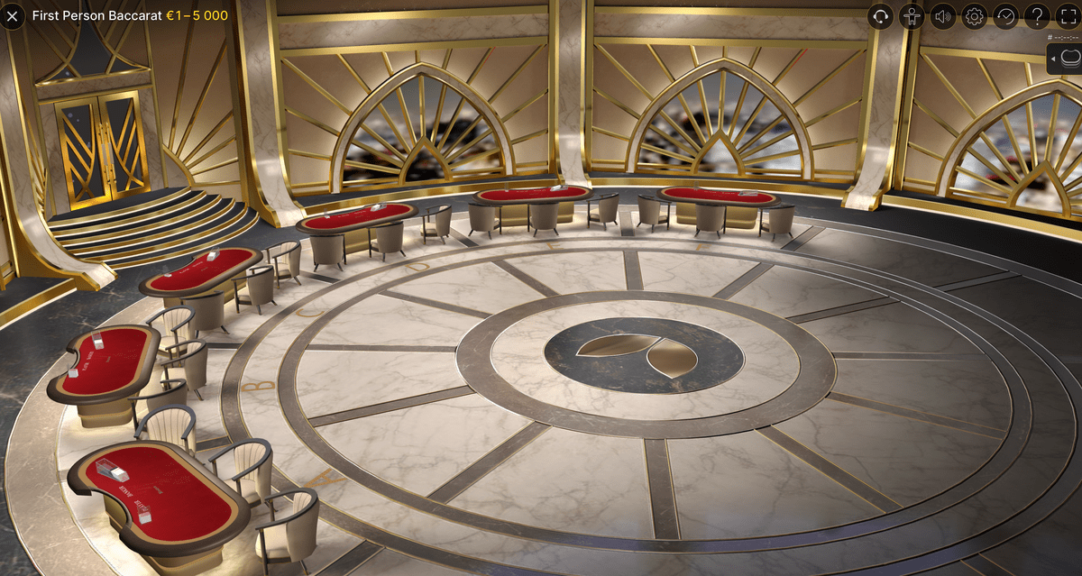 table de baccarat en ligne First Person Baccarat d'Evolution table de baccarat en ligne First Person Baccarat d'Evolution
