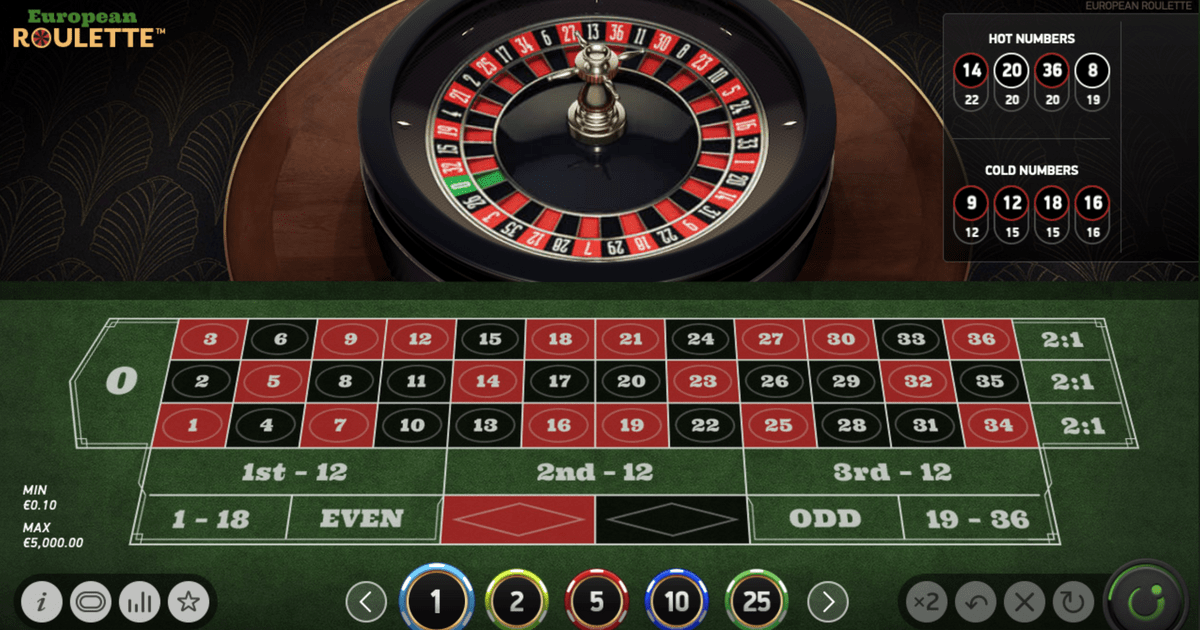 Roulette européenne - Jouer à la roulette européenne en ligne
