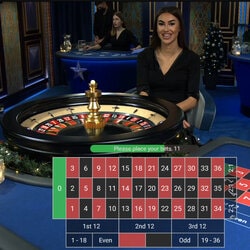 Table de roulette parmi les jeux en direct de Pragmatic Play Live Casino