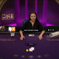 One Blackjack est la nouvelle table de black jack en live de Pragmatic Play live