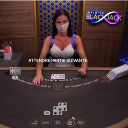 Le casino online Cresus propose Infinite Blackjack et free Bet Blackjack aux internautes