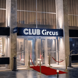 Entrée du Club Circus à Paris