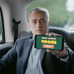 Jose Mourinho dans une publicité pour le bookmaker Paddy Power