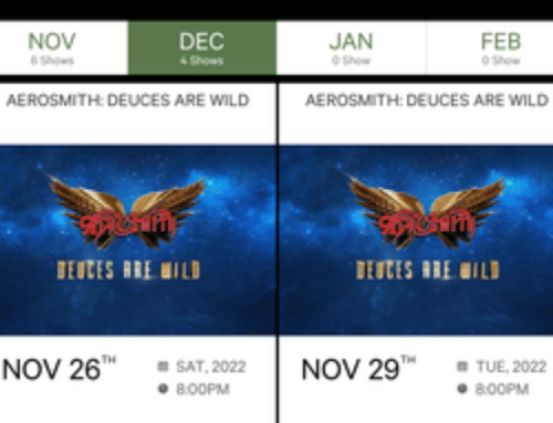 Résidence d’Aerosmith au Dolby Live du Park MGM de Las Vegas
