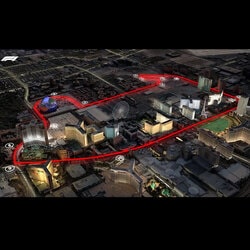 Plan du Circuit de Formule 1 a Las Vegas en 2023