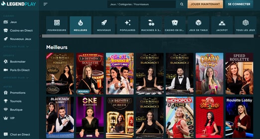 Casino en Ligne LegendPlay