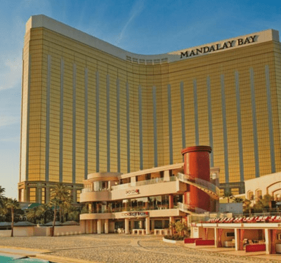 Vue du Mandalay Bay Casino à Las Vegas